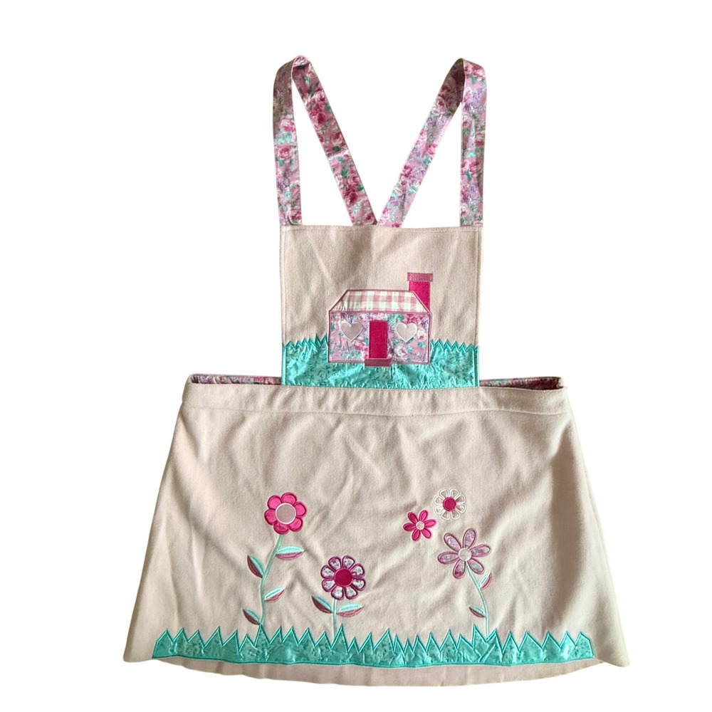 Sugar Thrillz RARE Floral Patchwork Kawaii Cottagecore Grandma Pinafore Dress 3X